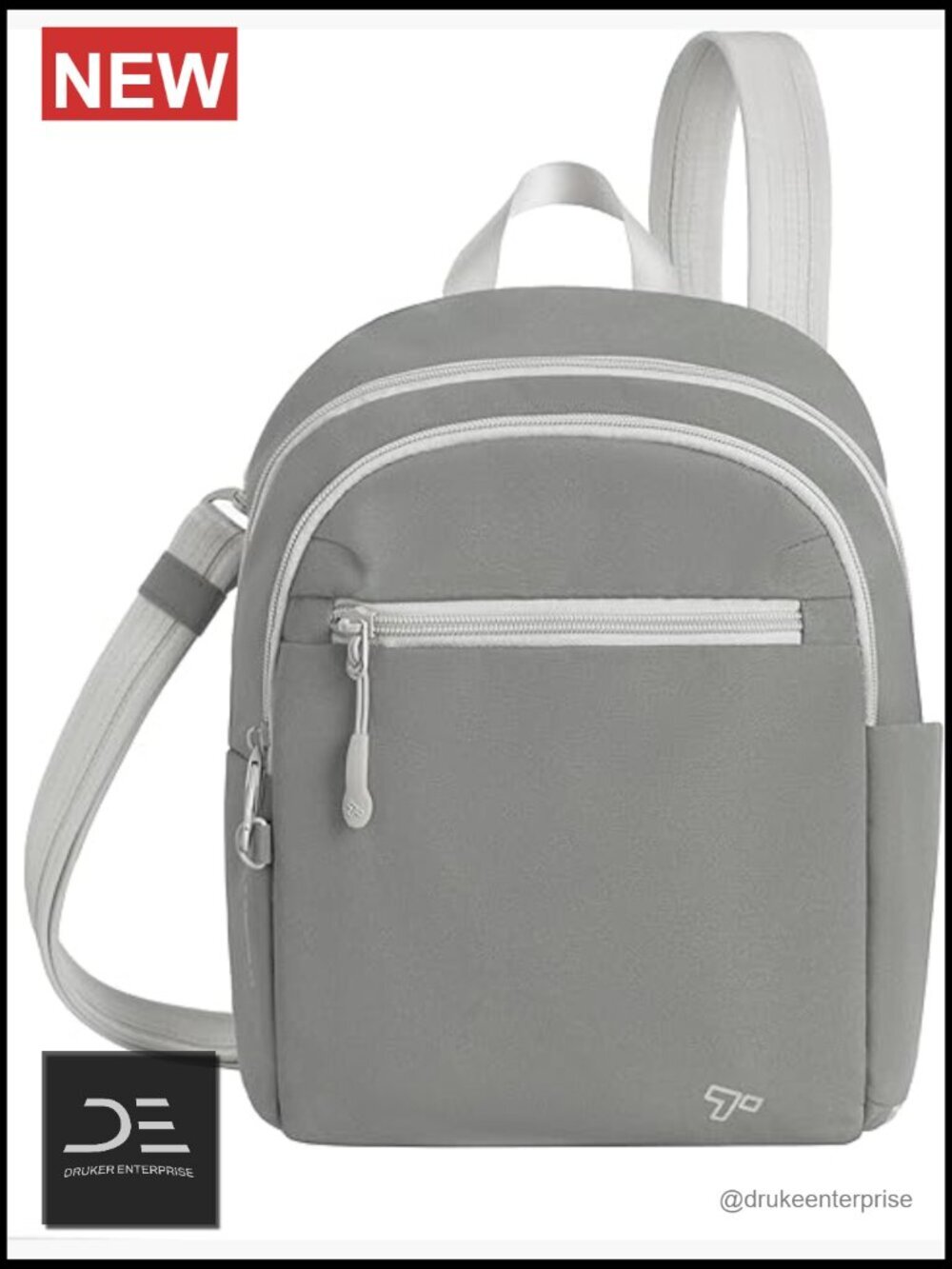 Anti-Theft Crossbody Bag with RFID Blocking and Slash-Resistant Strap